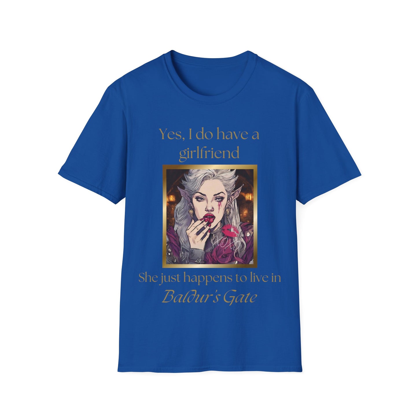 Funny Fantasy Yes I Do Have a Girlfriend Short Sleeve Shirt
