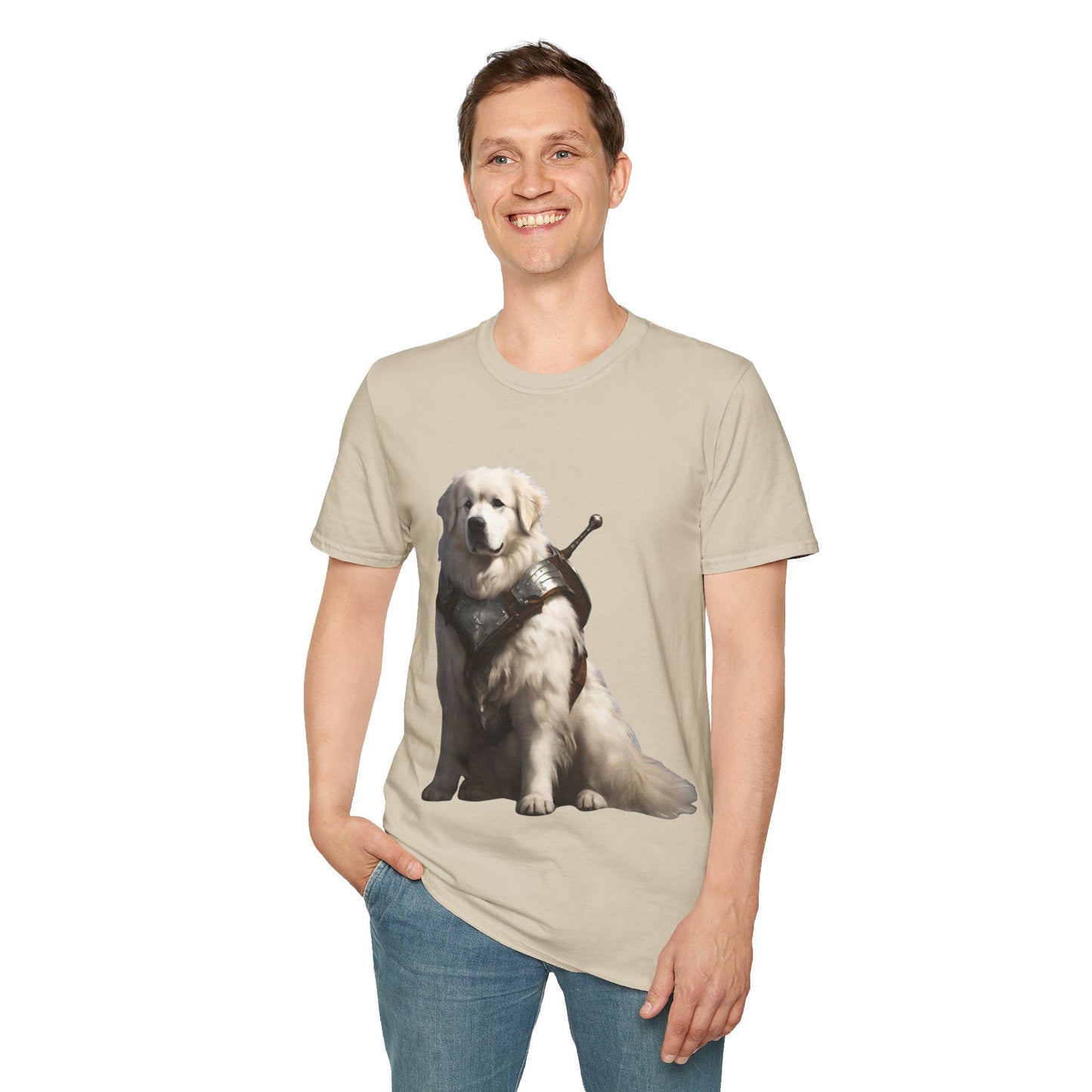 Great Pyrenees Fantasy RPG Short Sleeve Shirt