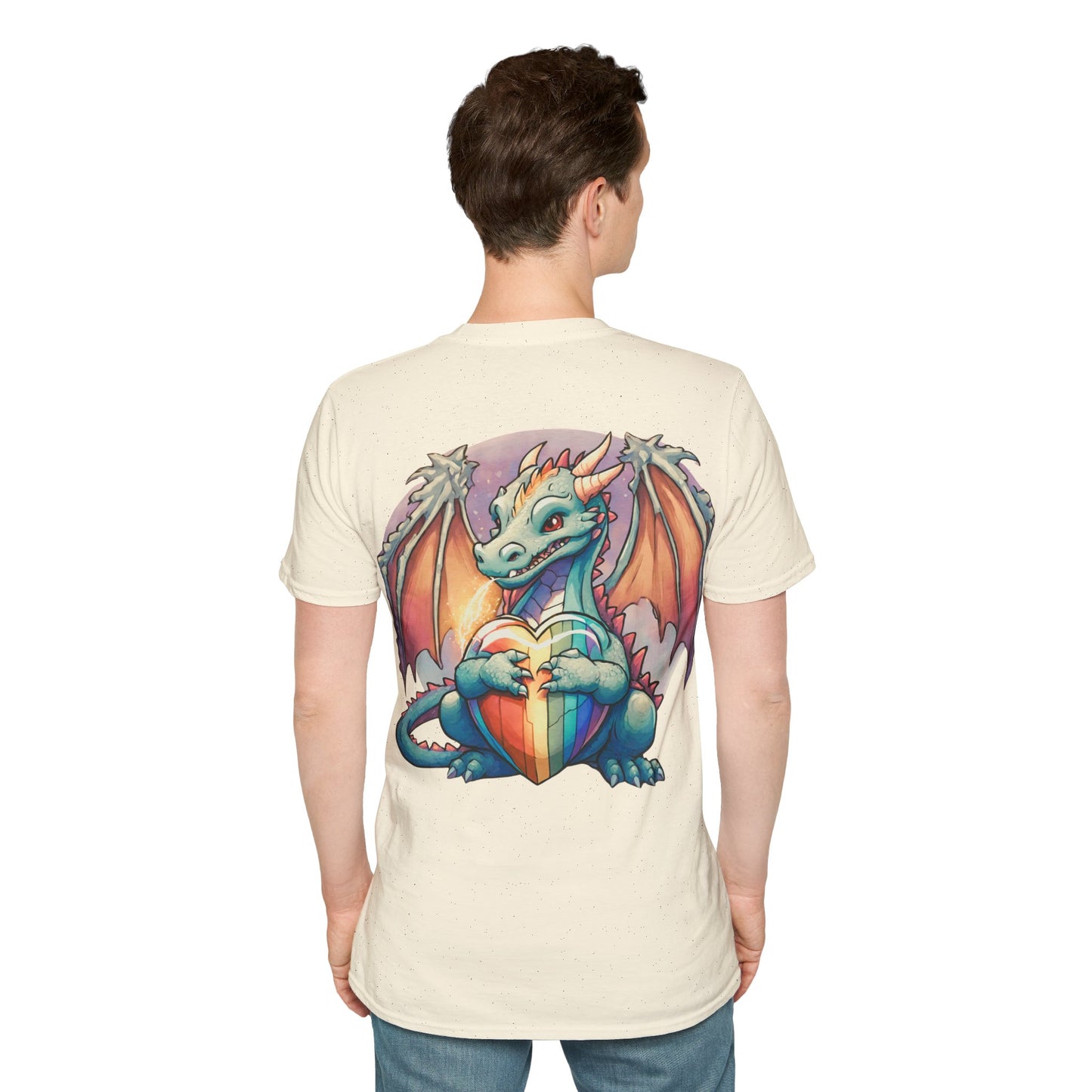 Roll For Acceptance Gay Pride Dragon Short Sleeve Shirt