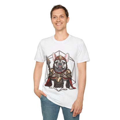 French Bulldog Fantasy D20 Short Sleeve Shirt