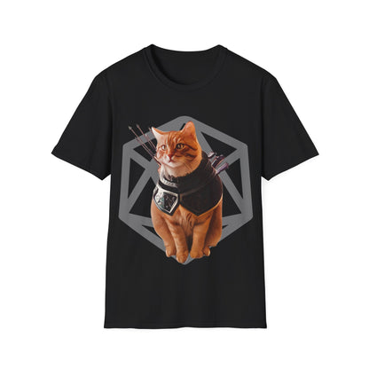 Fantasy Rogue Tabby Cat Short Sleeve T Shirt