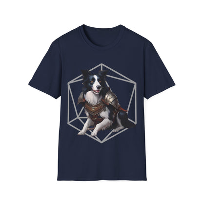 Border Collie Fantasy D20 Short Sleeve Shirt