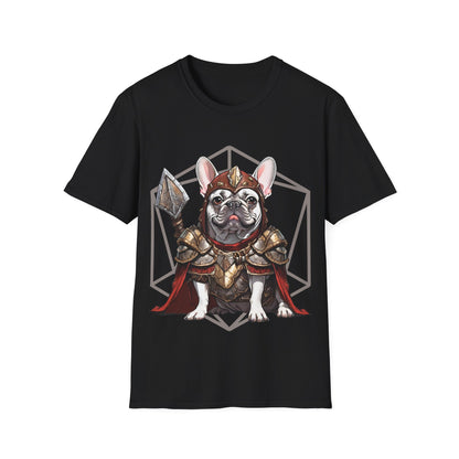 French Bulldog Fantasy D20 Short Sleeve Shirt