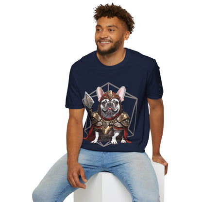 French Bulldog Fantasy D20 Short Sleeve Shirt