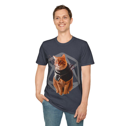 Fantasy Rogue Tabby Cat Short Sleeve T Shirt