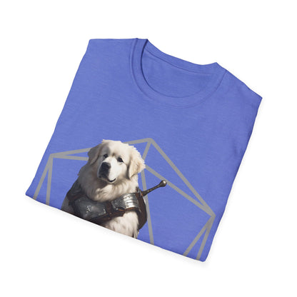 Great Pyrenees Fantasy D20 Short Sleeve Shirt