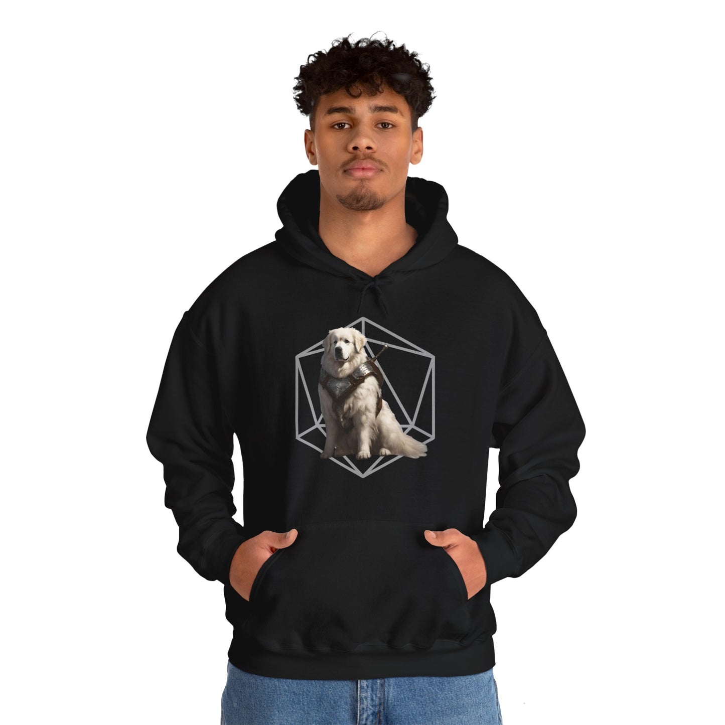 Great Pyrenees Fantasy D20 Hoodie