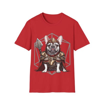 French Bulldog Fantasy D20 Short Sleeve Shirt