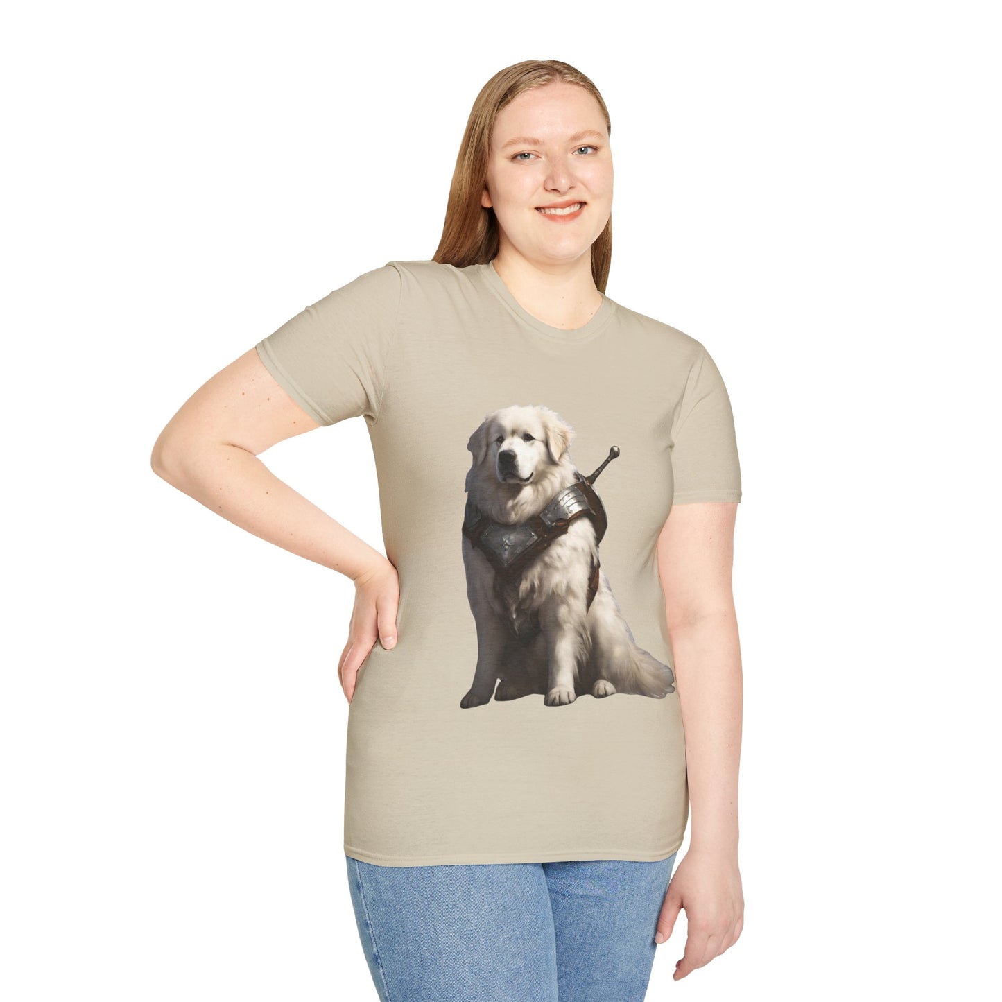 Great Pyrenees Fantasy RPG Short Sleeve Shirt