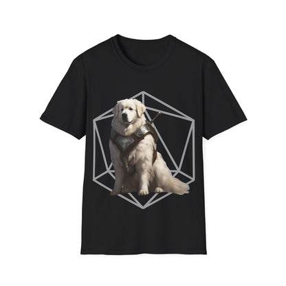 Great Pyrenees Fantasy D20 Short Sleeve Shirt