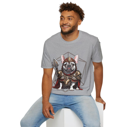 French Bulldog Fantasy D20 Short Sleeve Shirt