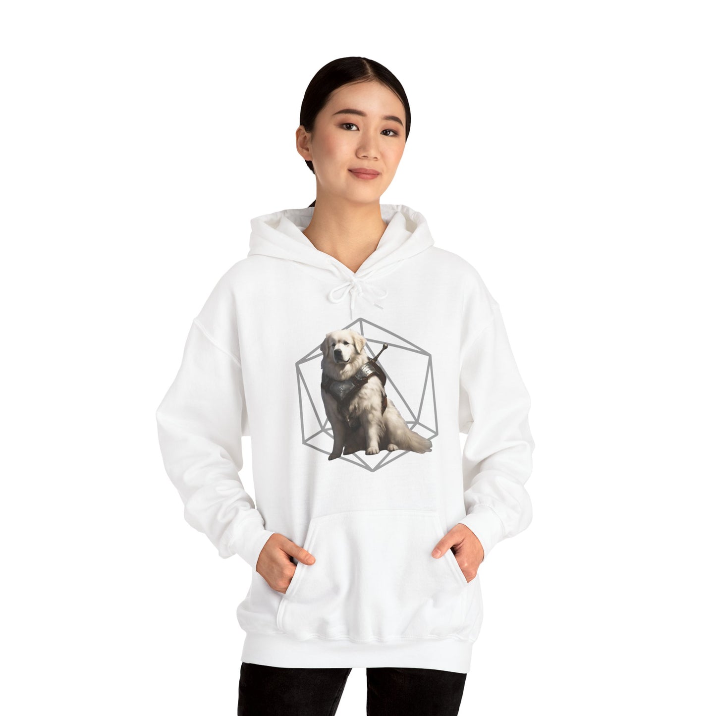 Great Pyrenees Fantasy D20 Hoodie