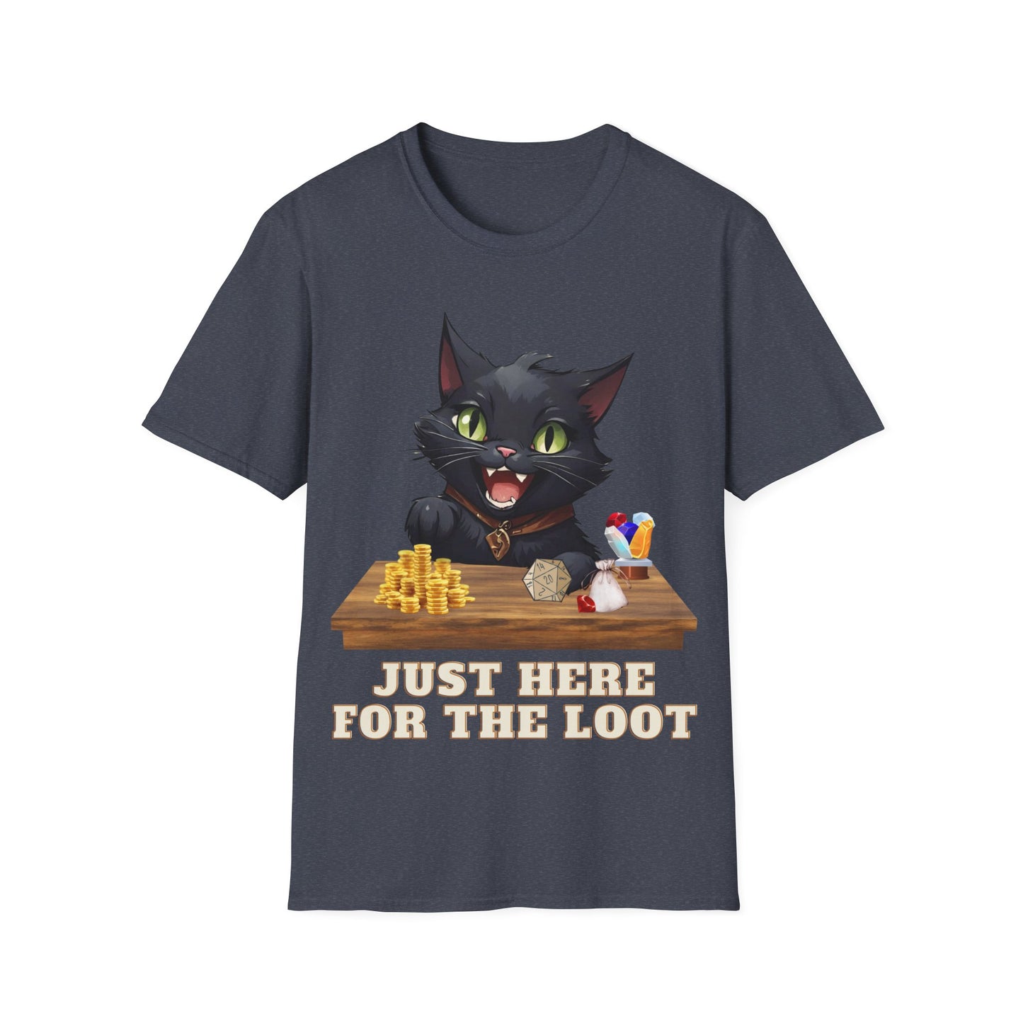 Just Here For The Loot Cat Shirt