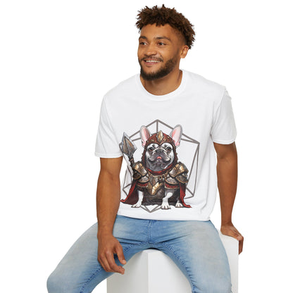 French Bulldog Fantasy D20 Short Sleeve Shirt