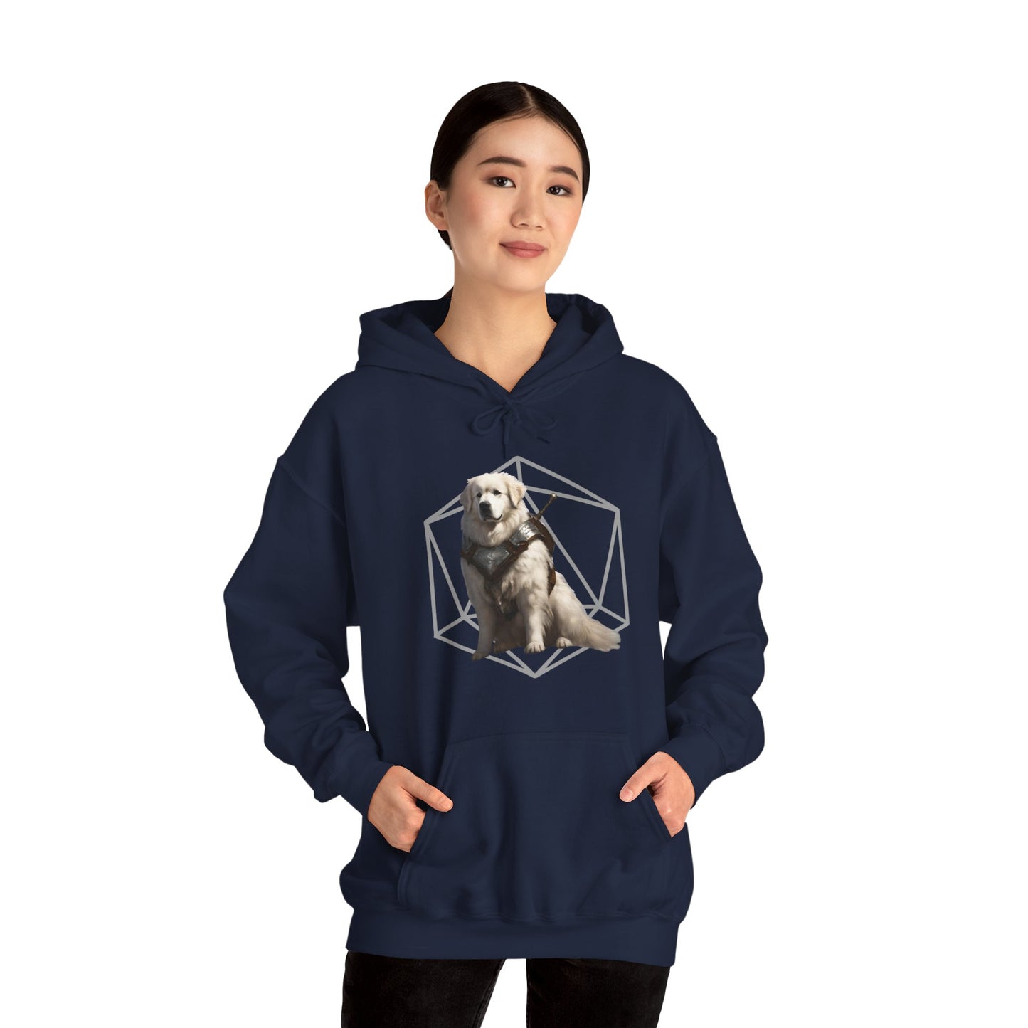 Great Pyrenees Fantasy D20 Hoodie