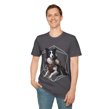 Border Collie Fantasy D20 Short Sleeve Shirt