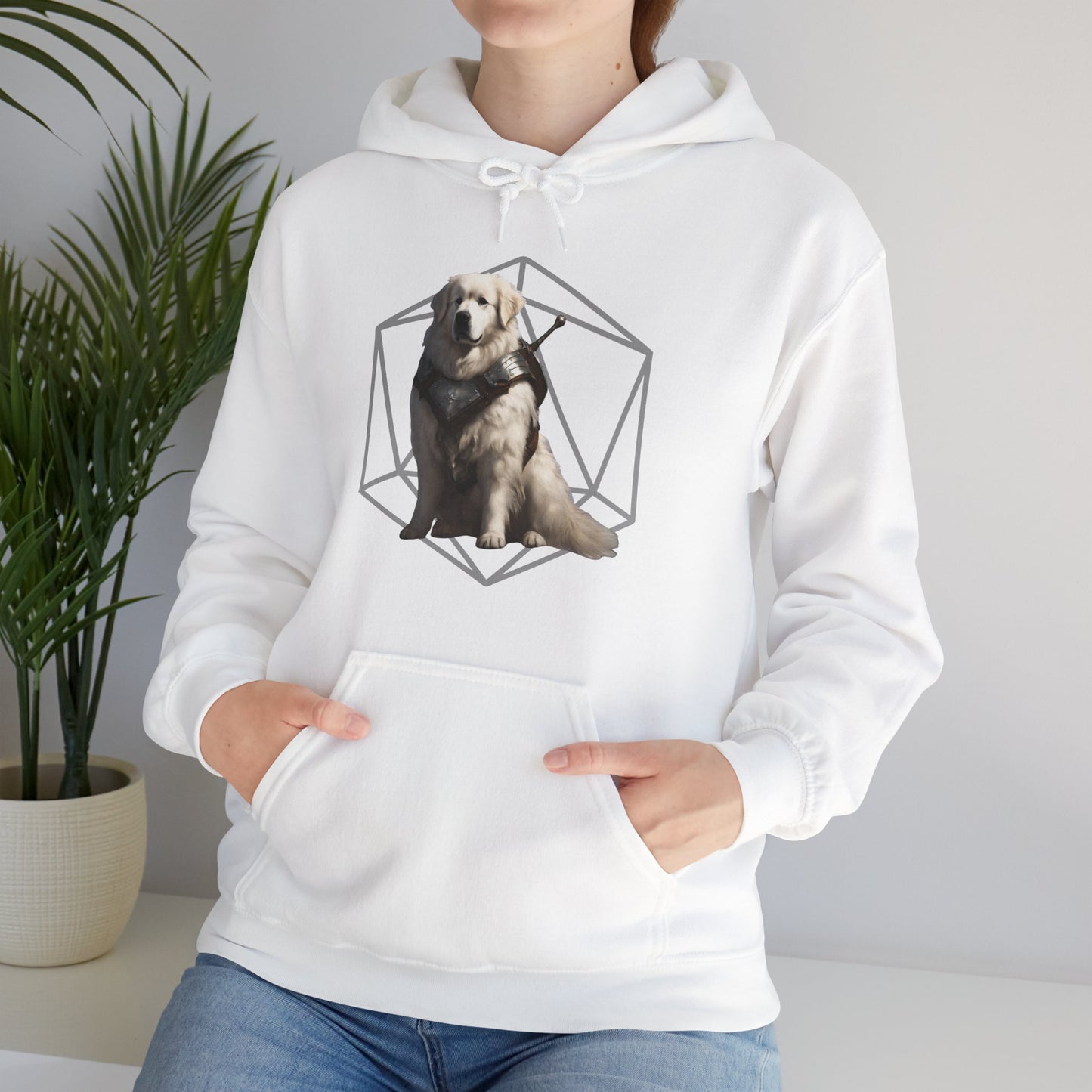 Great Pyrenees Fantasy D20 Hoodie