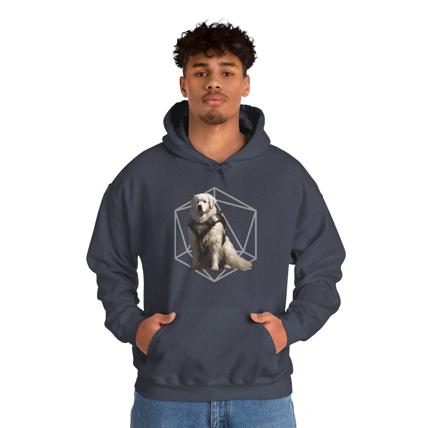 Great Pyrenees Fantasy D20 Hoodie