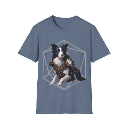 Border Collie Fantasy D20 Short Sleeve Shirt