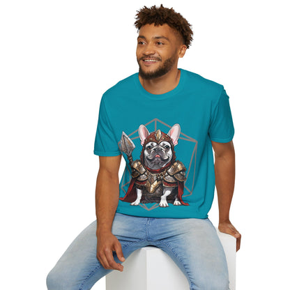 French Bulldog Fantasy D20 Short Sleeve Shirt