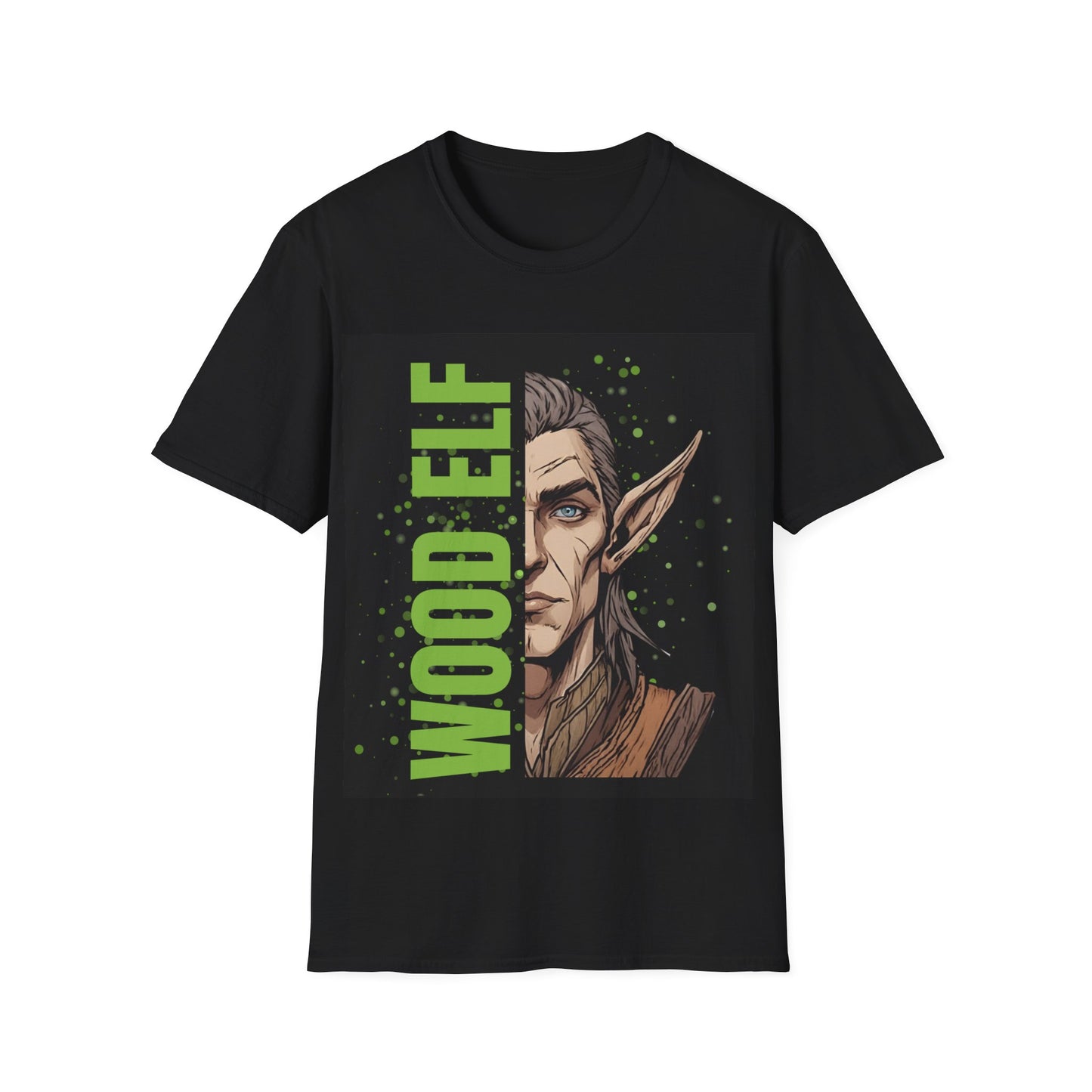 Male Wood Elf Race Short Sleeve Shirt