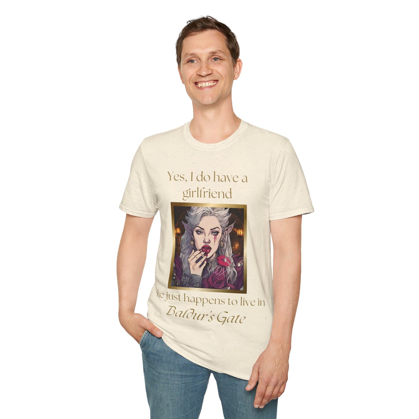 Funny Fantasy Yes I Do Have a Girlfriend Short Sleeve Shirt