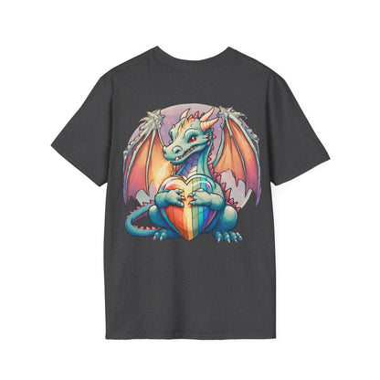 Roll For Acceptance Gay Pride Dragon Short Sleeve Shirt