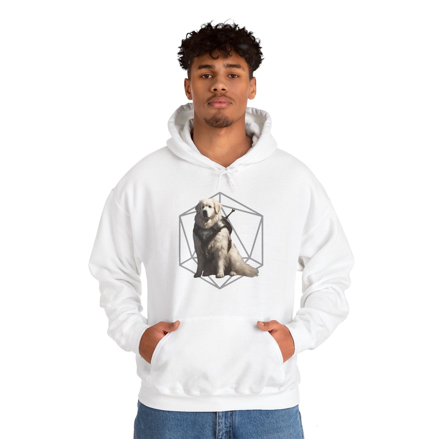 Great Pyrenees Fantasy D20 Hoodie