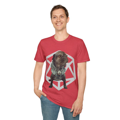 Salt and Pepper Pug Meeko Fantasy Short Sleeve Shirt