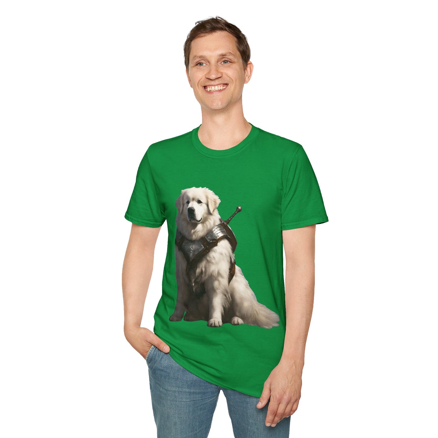 Great Pyrenees Fantasy RPG Short Sleeve Shirt