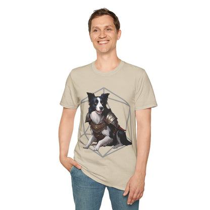 Border Collie Fantasy D20 Short Sleeve Shirt