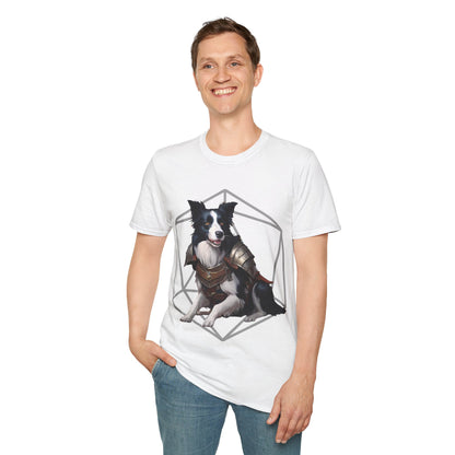 Border Collie Fantasy D20 Short Sleeve Shirt