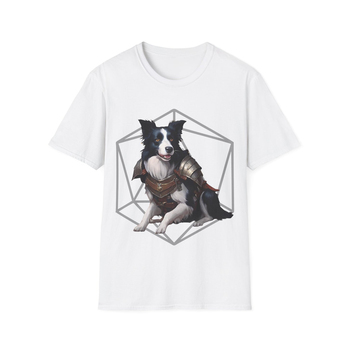 Border Collie Fantasy D20 Short Sleeve Shirt