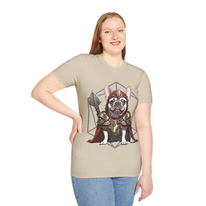 French Bulldog Fantasy D20 Short Sleeve Shirt