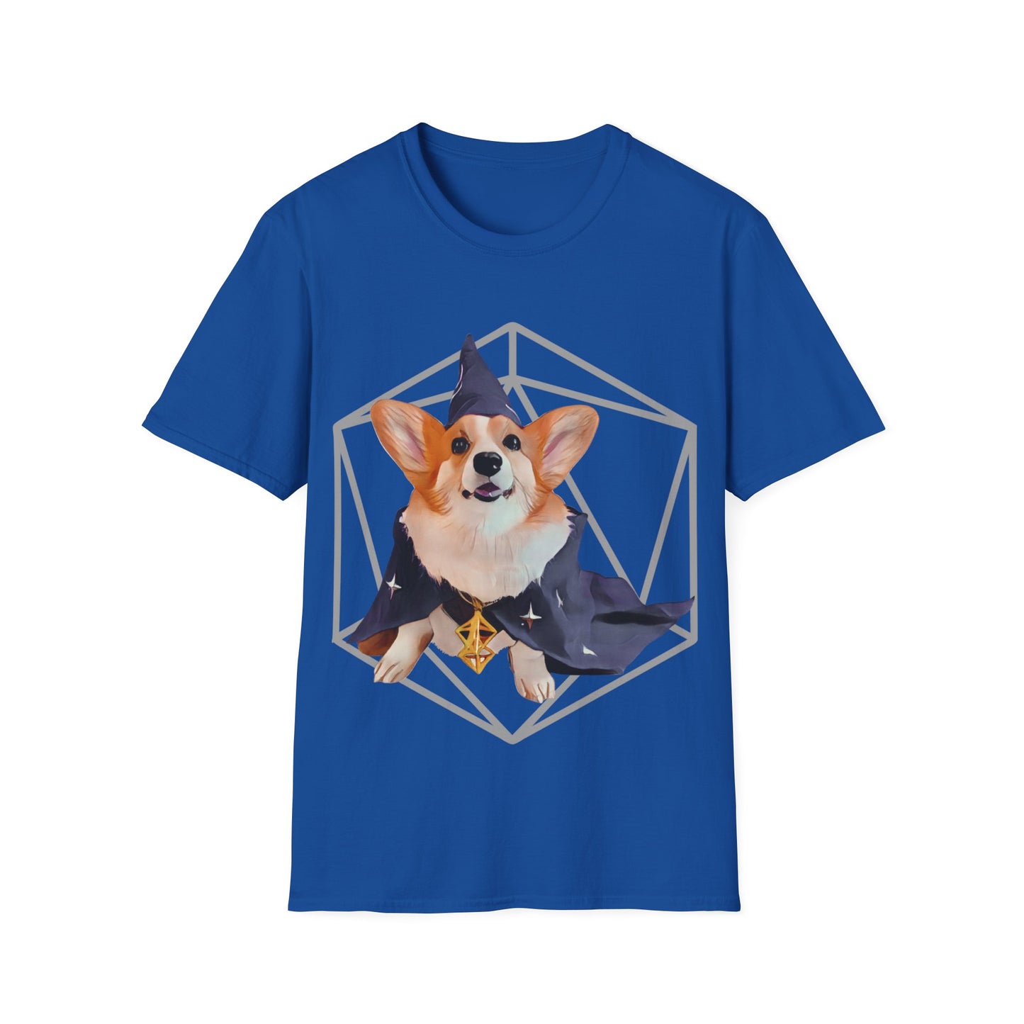 Corgi Sorcerer Fantasy Short Sleeve Shirt