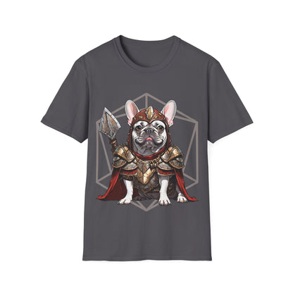 French Bulldog Fantasy D20 Short Sleeve Shirt