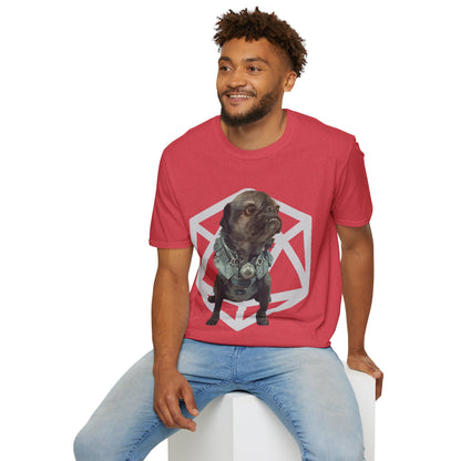 Salt and Pepper Pug Meeko Fantasy Short Sleeve Shirt