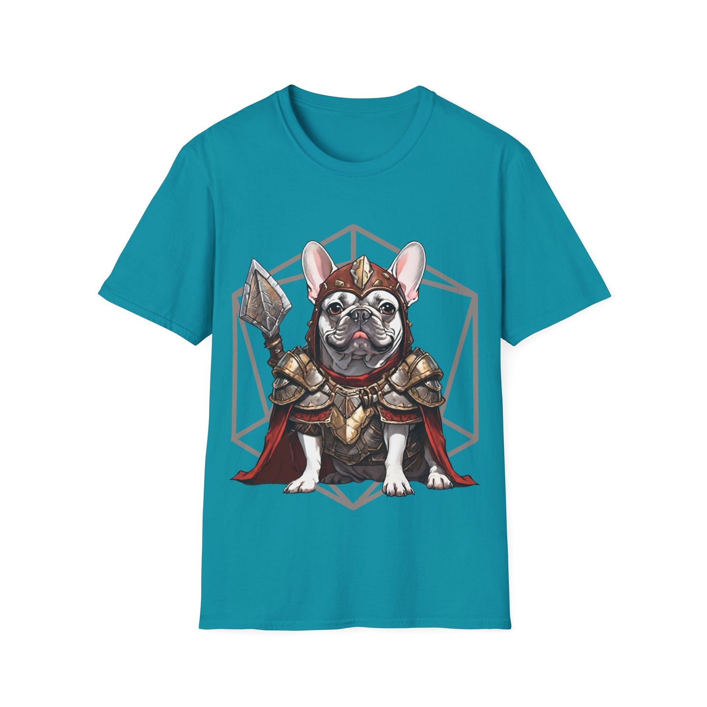 French Bulldog Fantasy D20 Short Sleeve Shirt