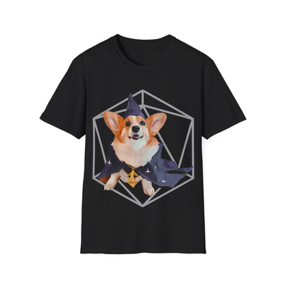 Corgi Sorcerer Fantasy Short Sleeve Shirt