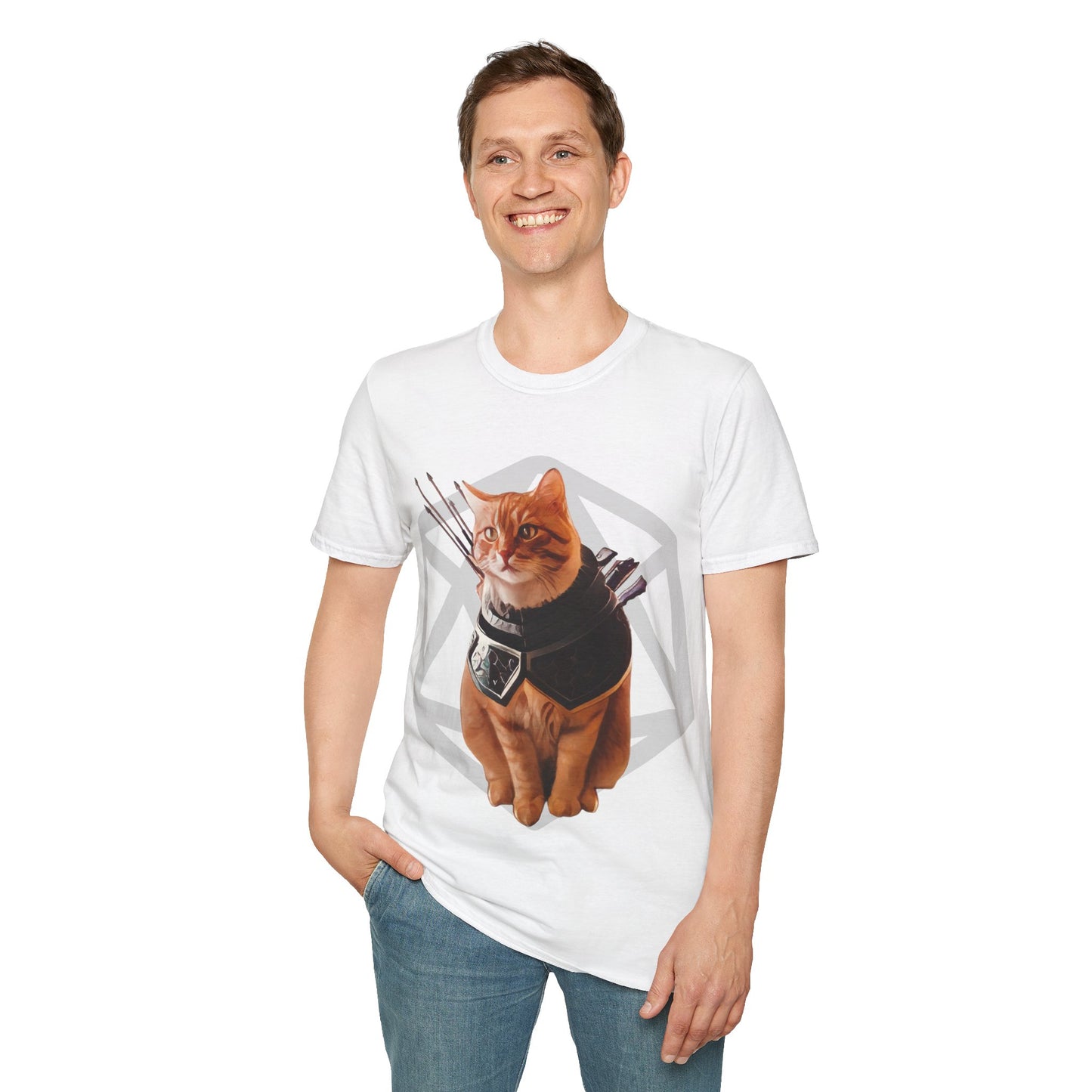 Fantasy Rogue Tabby Cat Short Sleeve T Shirt