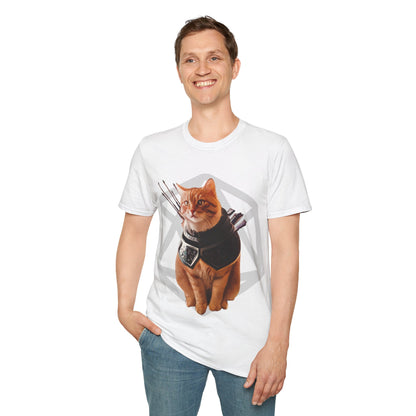 Fantasy Rogue Tabby Cat Short Sleeve T Shirt