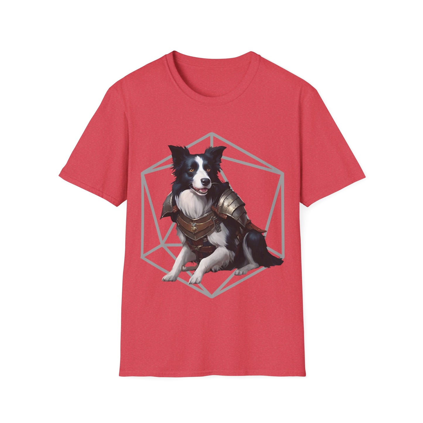 Border Collie Fantasy D20 Short Sleeve Shirt