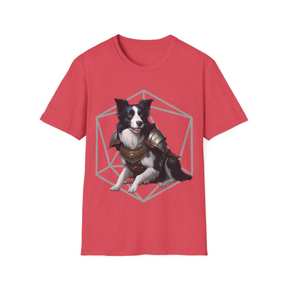 Border Collie Fantasy D20 Short Sleeve Shirt