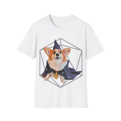 Corgi Sorcerer Fantasy Short Sleeve Shirt