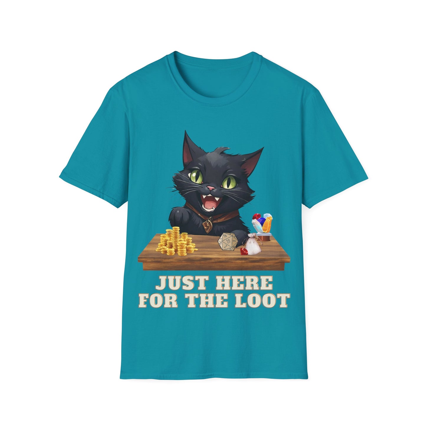 Just Here For The Loot Cat Shirt