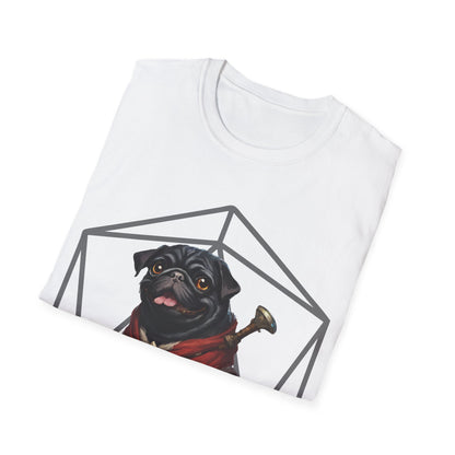 Black Pug RPG D20 Short Sleeve Shirt