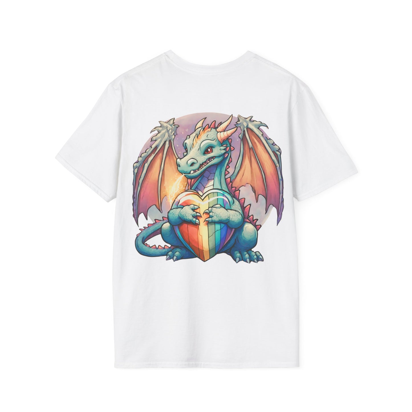 Roll For Acceptance Gay Pride Dragon Short Sleeve Shirt