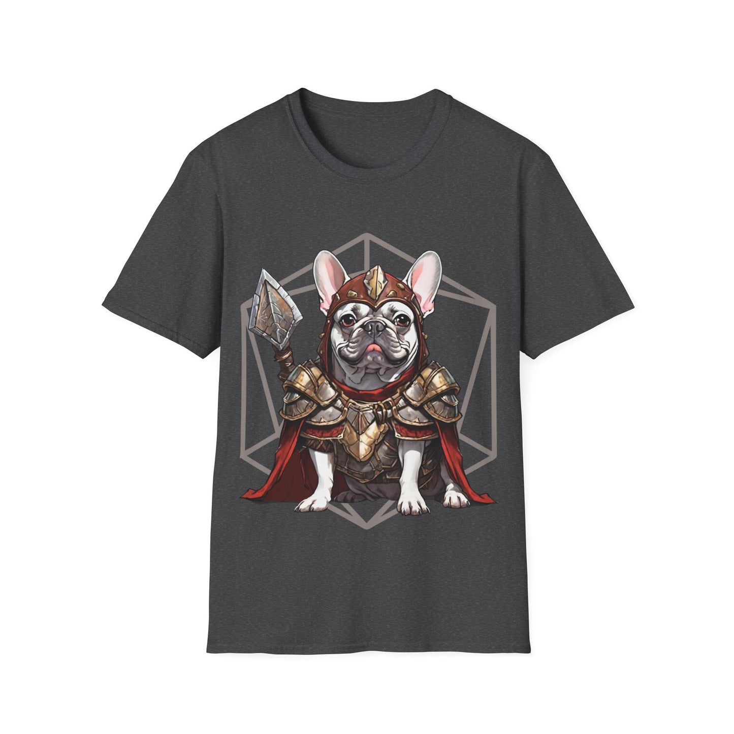 French Bulldog Fantasy D20 Short Sleeve Shirt