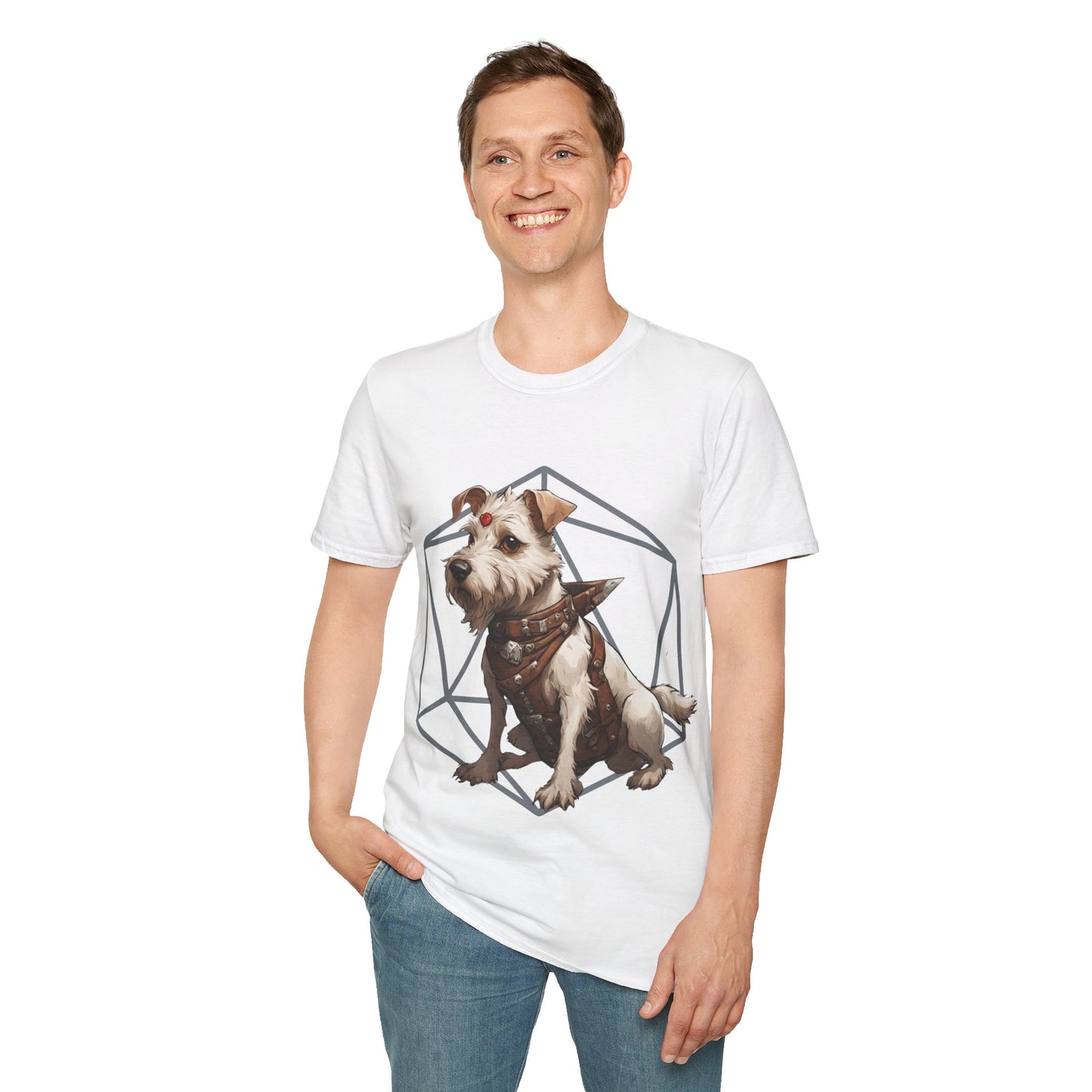 Terrier Fantasy D20 Short Sleeve Shirt