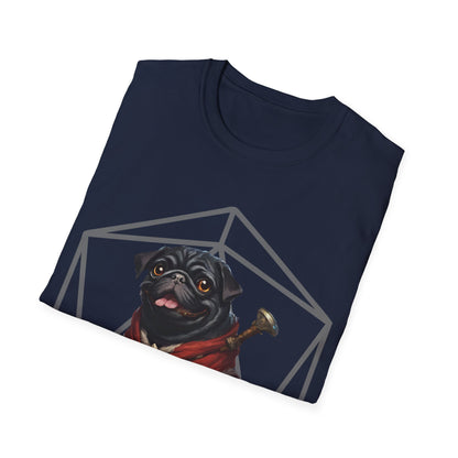 Black Pug RPG D20 Short Sleeve Shirt